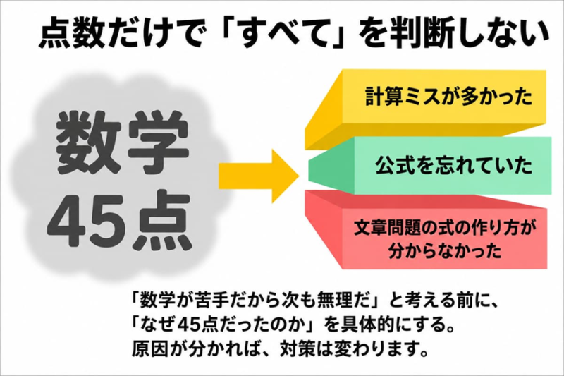 点数だけで「すべて」を判断しない