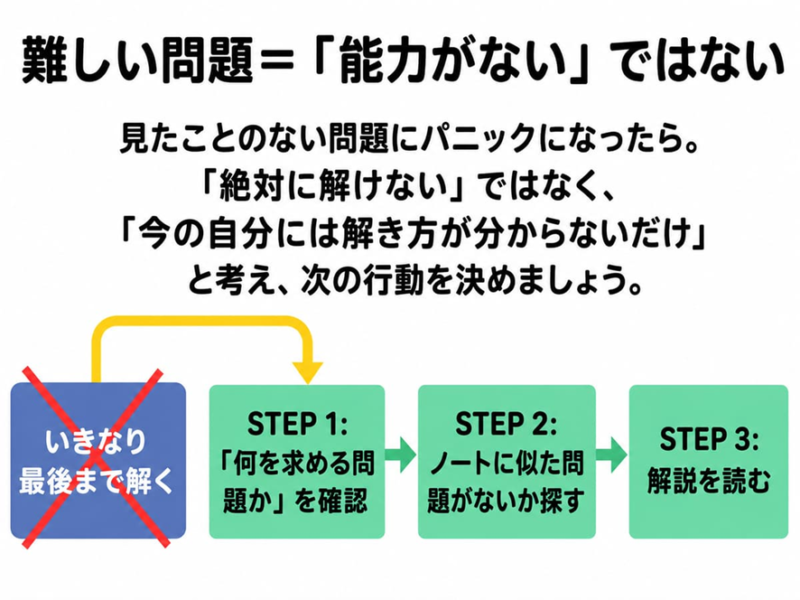 難しい問題=「能力がない」ではない