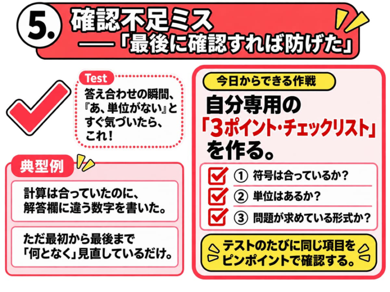 確認不足ミス